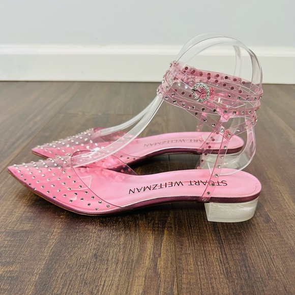 Stuart Weitzman Glam Wrap Flats - Picture 8 of 12